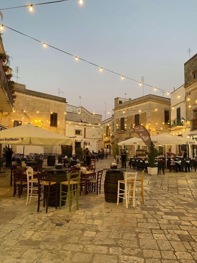 The lanes of Mesagne's historic centre