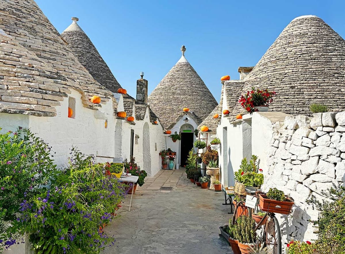 The trulli of Alberobello