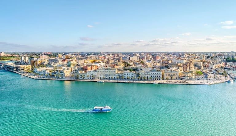 The Brindisi seafront